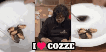 Cozze Cozza Ricetta Buono Buona Buone Buonissimo Gnam Delizioso Frutti Di Mare GIF - Mussel Mussels Italian Recipe GIFs