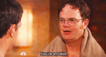 The Office Dwight GIF - The Office Dwight You Are An Idiot GIFs