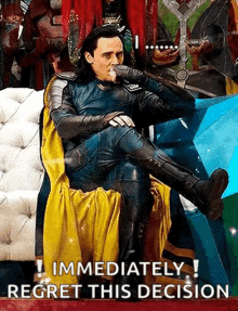 Loki Worried GIF - Loki Worried Regret The Decision GIFs