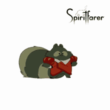 spiritfarer raccoon happy