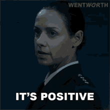 Its Positive Vera Bennett GIF - Its Positive Vera Bennett Wentworth GIFs