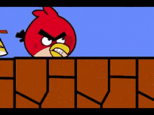 當憤怒鳥遇上超級瑪利奧 Angry Bird V.S. Super Mario GIF - Angry Bird生氣鳥 GIFs