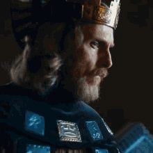 look king sean harris the green knight stare look king sean harris the green knight stare