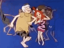 Older Bam Bam Dancing GIF - Bam Bam Bancing The Flintstones GIFs