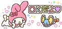 Ok Okay Sticker - Ok Okay My Melody Stickers