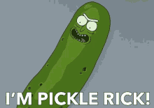 Im Pickle Rick Rick And Morty GIF - Im Pickle Rick Rick And Morty Pickle Rick GIFs