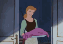 Cinderella Maid GIF - Cinderella Maid Laundry GIFs