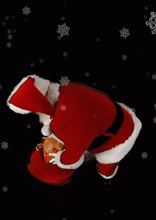 Dance Santa Claus GIF - Dance Santa Claus Giving Presents - Discover