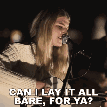 Can I Lay It All Bare For Ya Brynn Elliott GIF - Can I Lay It All Bare For Ya Brynn Elliott Can I Be Real Song GIFs