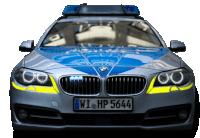 Police Car Sticker - Police Car Siren Stickers