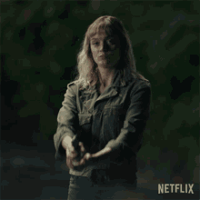 Pointing A Gun Andy Oliver GIF - Pointing A Gun Andy Oliver Bella Heathcote GIFs