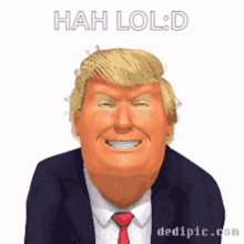 Donald Trump Hahlol GIF - Donald Trump Trump Hahlol GIFs