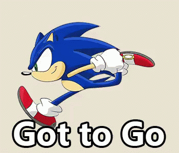 Got To Go GIF - Sonic Run G2g GIFs