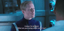 I Know Im Brilliant What Are You Trying To Get Out Of Me Paul Stamets GIF - I Know Im Brilliant What Are You Trying To Get Out Of Me Paul Stamets Star Trek Discovery GIFs