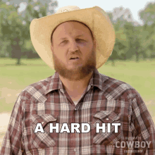 A Hard Hit Cole Wideman GIF - A Hard Hit Cole Wideman Ultimate Cowboy Showdown Season2 GIFs