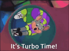 Chuck E Cheese Its Turbo Time GIF - Chuck E Cheese Its Turbo Time Turbo Time GIFs