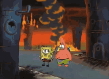 We Did It We Saved The City GIF - We Did It We Saved The City Patrick GIFs