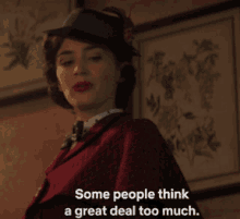 Mary Poppins Returns Think Too Much GIF - Mary Poppins Returns Think Too Much Great Deal GIFs
