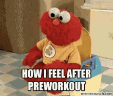 Preworkout GIF - Preworkout Workout Elmo GIFs