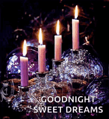 Candles Goodnight GIF - Candles Goodnight Sparkles GIFs