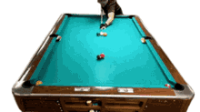 billiard exhibition tricks clean up bank shot