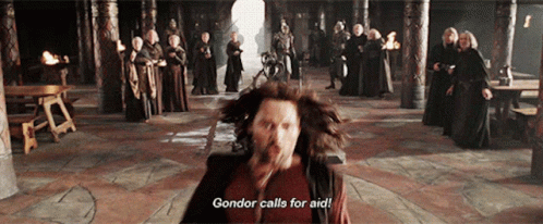 Gondor Aragon GIF - Gondor Aragon Gondor Calls For Aid - Discover &amp; Share  GIFs