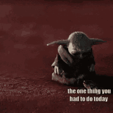 One Thing To Do Today Baby Yoda GIF - One Thing To Do Today Baby Yoda Catch GIFs