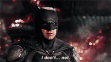 Justice League Batman GIF - Justice League Batman I Dont Not GIFs