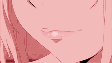 Anime Pink Lips GIF - Anime Pink Lips Smirk GIFs