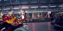 playing fun tripping like a kid waving