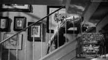Hipster Ragen GIF - Exorcist Stairs Walk GIFs
