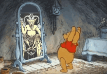 Satan Winnie The Pooh GIF - Satan Winnie The Pooh Worship GIFs