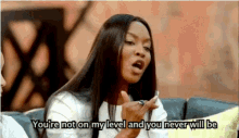 Naomi Campbell Youre Not On My Level GIF - Naomi Campbell Youre Not On My Level You Will Never Be GIFs