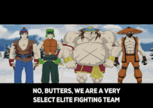 We'Re A Very Select Elite Fighting Team GIF - Select Elite Fighting Team Ninja Elite GIFs