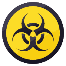 biohazard symbols joypixels hazardous dangerous