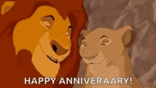 Happy Anniversary Lion King GIF - Happy Anniversary Lion King Cute GIFs