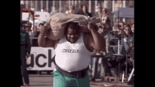 Grizzly Sack Race Running GIF - Grizzly Sack Race Running Race GIFs