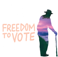 Georgias Seniors Senior Citizen Sticker - Georgias Seniors Senior Citizen Freedom To Vote How They Choose Stickers