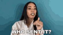 Who Sent It Kassandra Lee GIF - Who Sent It Kassandra Lee Who Gave It To You GIFs
