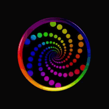 Dots Rainbow Dots GIF - Dots Rainbow Dots Hypnotic Dots GIFs
