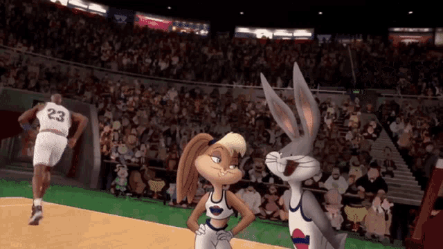 The perfect Bugs Bunny Kiss Lola Bunny Animated GIF for your conversation. 