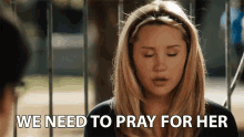 We Need To Pray For Her She Needs Help GIF - We Need To Pray For Her She Needs Help Catholic Girl GIFs