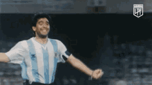 Feliz Diego Maradona GIF - Feliz Diego Maradona Liga Profesional De Fútbol De La Afa GIFs