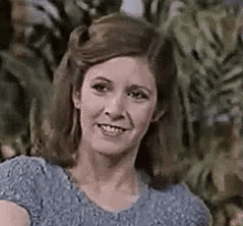 carrie fisher smile carrie fisher smile