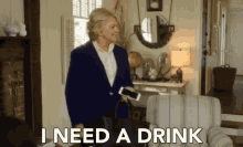 I Need A Drink Stressed GIF - I Need A Drink Stressed Drink GIFs
