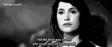 no one can save me sad black and white gemma arterton who could save me from myself