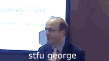 Stfu George Mad GIF - Stfu George Mad GIFs