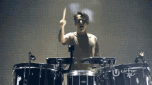 Pointing Hey Everyone GIF - Pointing Hey Everyone Drummer GIFs
