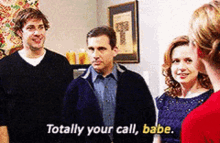 The Office Dinner GIF - The Office Dinner Totally Your Call GIFs