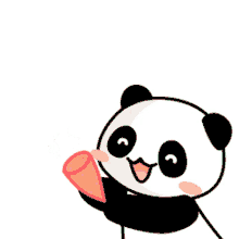 panda confetti celebrate